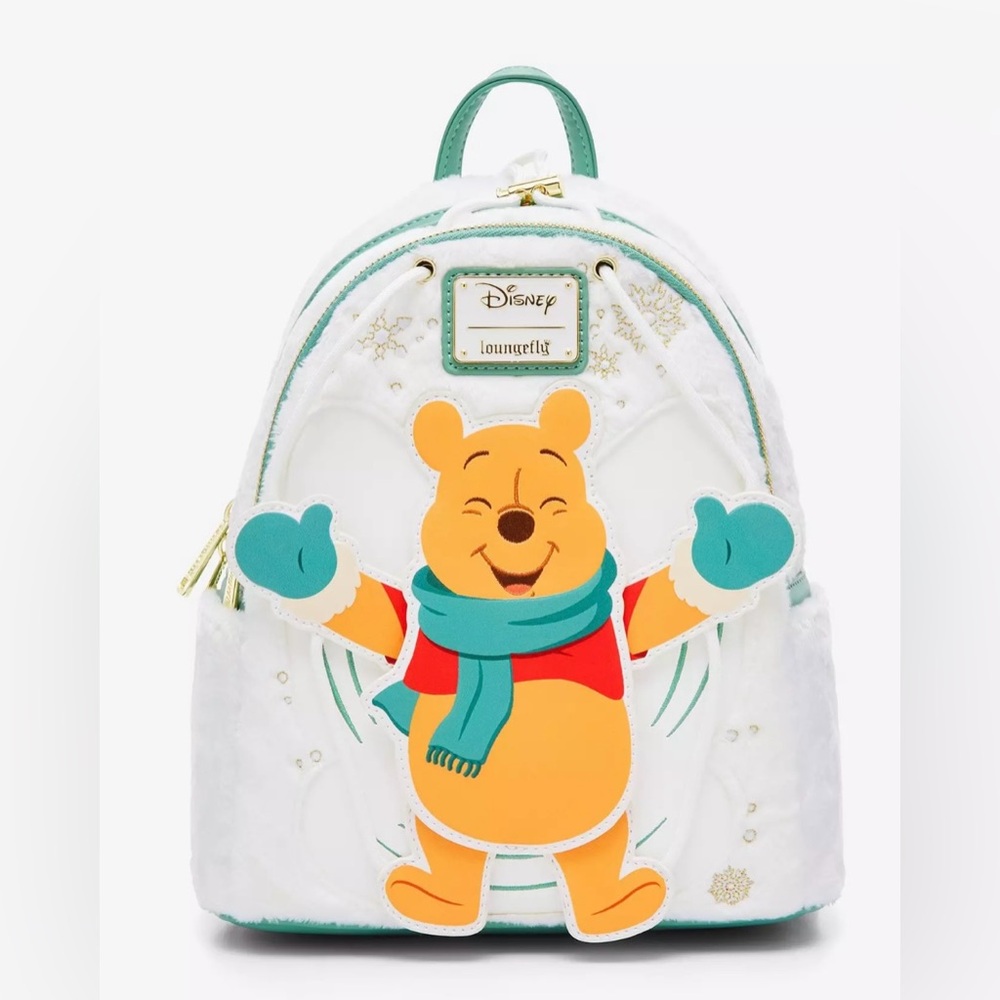 Loungefly Disney Winnie the Pooh Snow Angel Mini Backpack - BoxLunch Exclusive - Picture 1 of 4